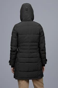 Chamarras Canada Goose Mujer México - Lorette Abrigos Black Label Negros FK2098765
